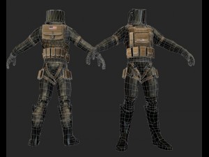 soldier of the future 3D Model