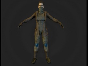 girl soldier 3D 模型