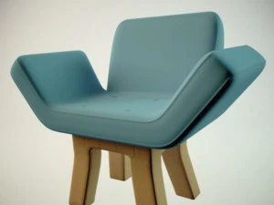 blue chair 3D Model