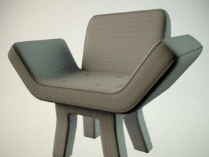 blue chair 3D Model