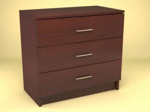 wooden cabinet 3D Model