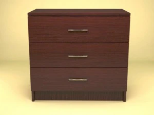 wooden cabinet 3D Model