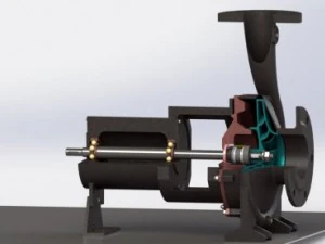 pompa odśrodkowa Model 3D