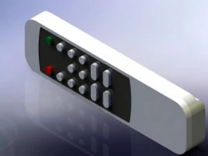 pilot zdalnego sterowania Model 3D