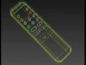 pilot zdalnego sterowania Model 3D