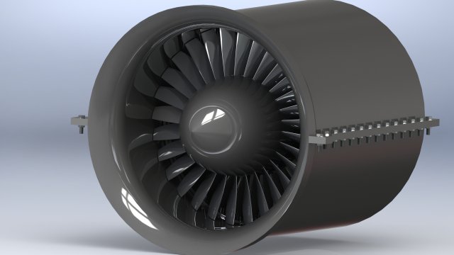 axial compressor 3D 모델 .c4d .max .obj .3ds .fbx .stl .blend 