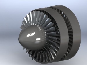 axial compressor 3D 모델