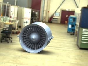 axial compressor 3D 모델