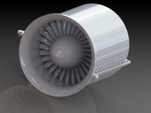 axial compressor 3D 모델