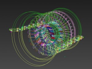 axial compressor 3D 모델