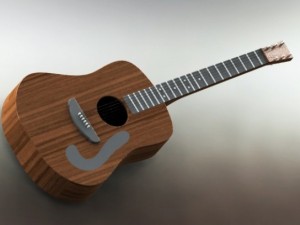 guitar Modelo 3D