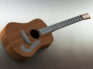 gitara Model 3D