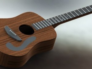 guitar Modelo 3D