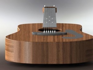guitar Modelo 3D