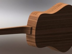 guitar Modelo 3D