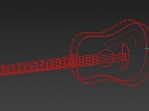 guitar Modelo 3D