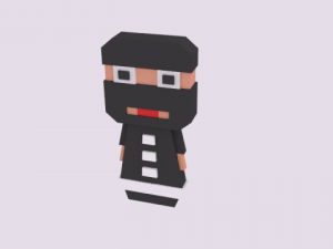 crossy ninja 3D Модель