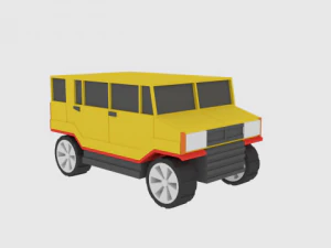 crossy car 4wd Model 3D