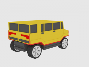 crossy car 4wd 3D Model