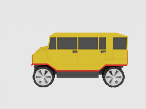 crossy car 4wd 3D Model