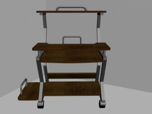 computer table 3D Model