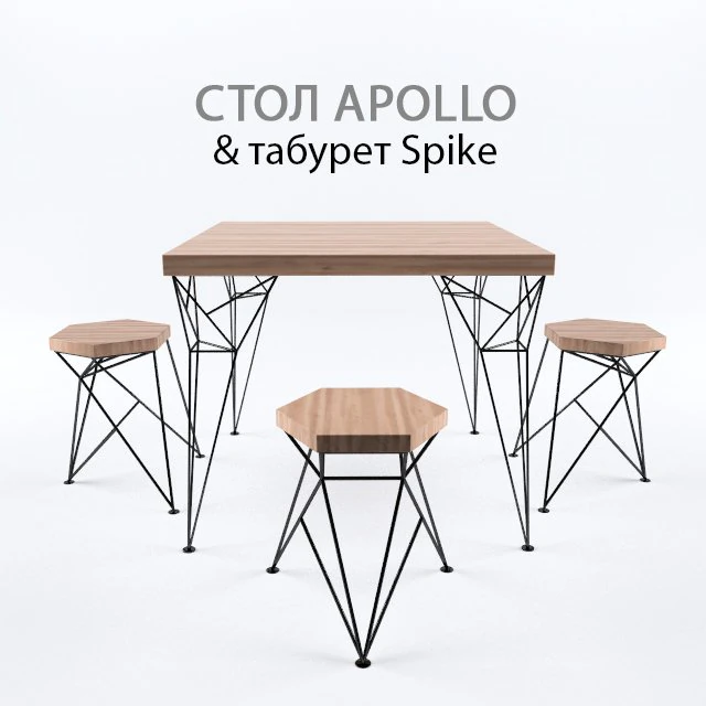 apollo and spike from the uniquely 3D Model .c4d .max .obj .3ds .fbx .stl .blend
