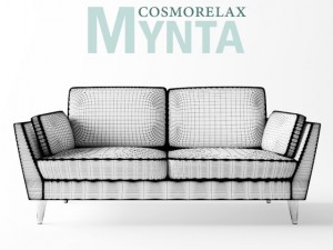 sits sofa mynta 3D मॉडल