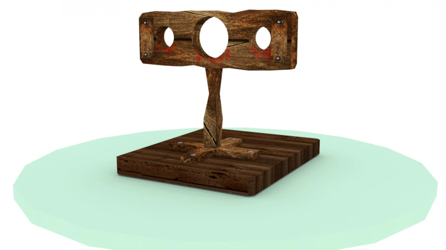 low poly wooden stocks 3D Model .c4d .max .obj .3ds .fbx .stl .blend 