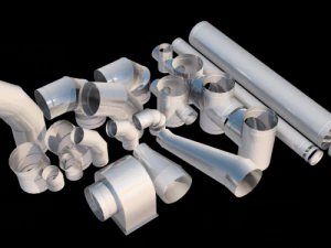 ventilation pipes 3D Model
