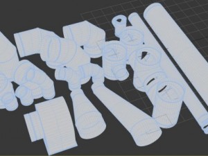 ventilation pipes Modello 3D