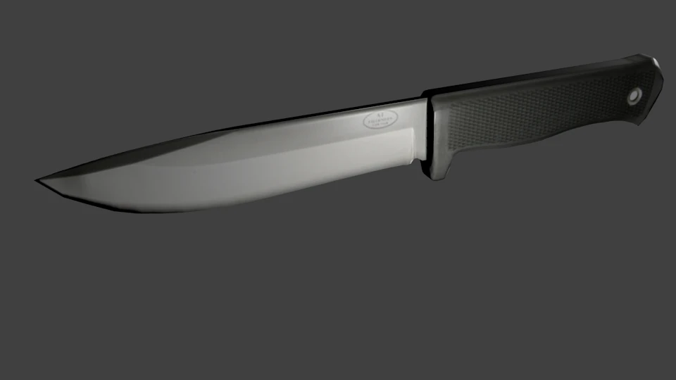 cuchillo 3D Model .c4d .max .obj .3ds .fbx .stl .blend
