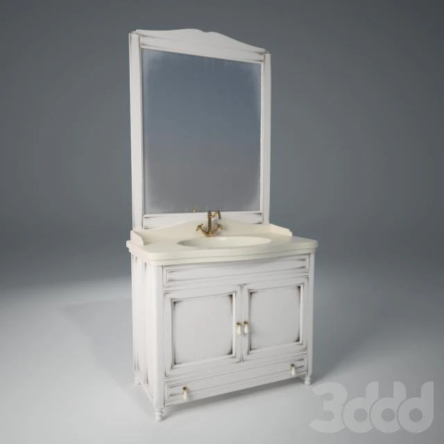 furniture bathroom 3D Model .c4d .max .obj .3ds .fbx .stl .blend
