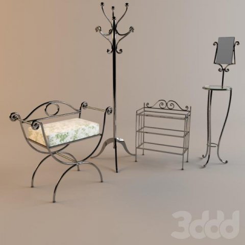 furniture bathroom 3Dモデル .c4d .max .obj .3ds .fbx .stl .blend 
