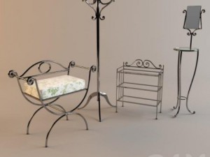 furniture bathroom 3D-Modell