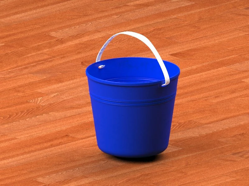 wiaderko Model 3D .c4d .max .obj .3ds .fbx .stl .blend 