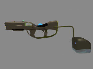 blaster Modèle 3D