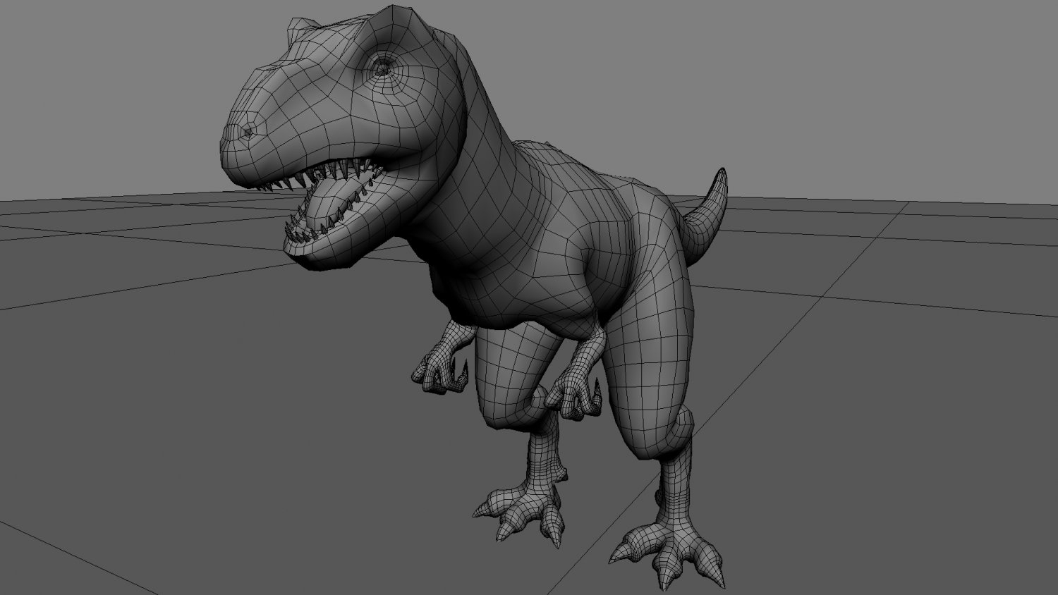 Тираннозавр 3д модель