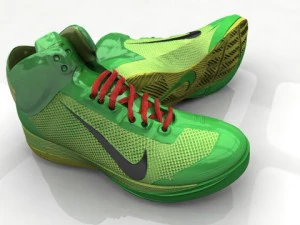 nick lebron basketball air shoes 3D Model