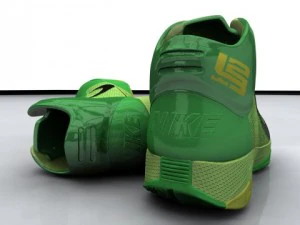 nick lebron basketball air shoes 3D Model