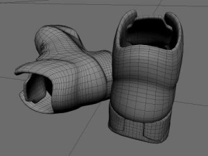 nick lebron basketball air shoes 3D Model