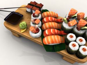 sushi Model 3D