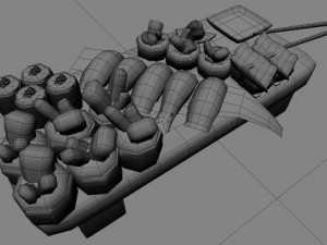 sushi Modello 3D