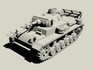 tank panzer 3D 模型