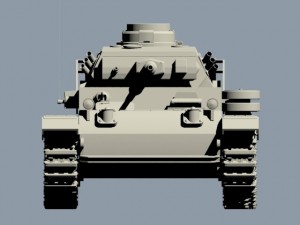 tank panzer 3D 模型