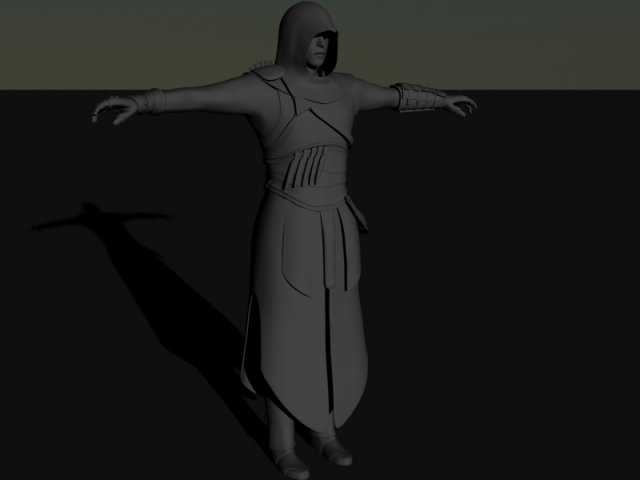 assassins creed altair 3D मॉडल .c4d .max .obj .3ds .fbx .stl .blend 