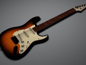 guitar fender Modelo 3D