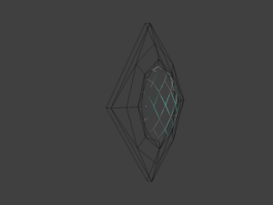 futuristic wall lamp 3D Modell