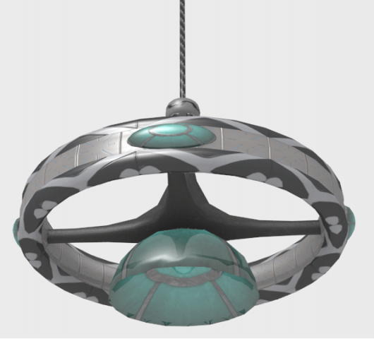 futuristic chandelier 3D 모델 .c4d .max .obj .3ds .fbx .stl .blend 