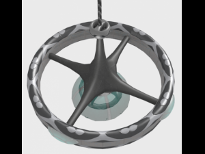 futuristic chandelier 3D 모델