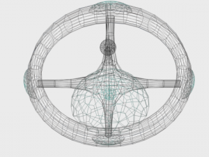 futuristic chandelier 3D 모델